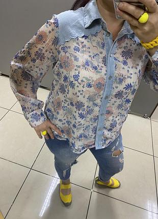 Шикарная невесомая рубашка