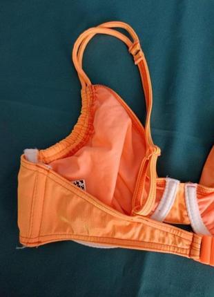 Коралловый верх от купальника, бикини-топ от asos6 фото
