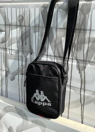 Месенджер через плече kappa | барсетка капа | сумка kappa з сіткою
