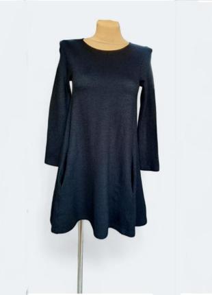 Cos шерстяное платье а-силуэта