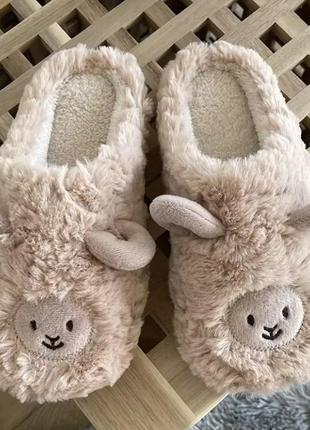 Капці мила вівця колір темний беж 38/39