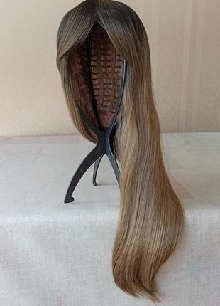 Новый парик омбре, термостойкий, прямая, с чуточкой, парик