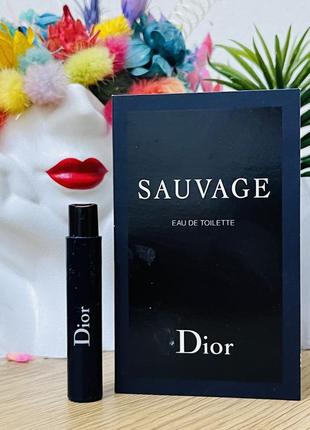 Оригинальный пробник парфюма туалетная вода christian dior sauvage 2015
