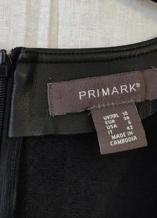 Платье из  экокожи primark  раз. 443 фото