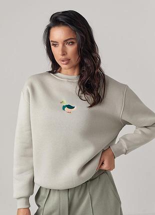 Женский oversize свитого с уточкой