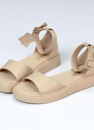 Босоножки "glory", мокко, натуральная кожа