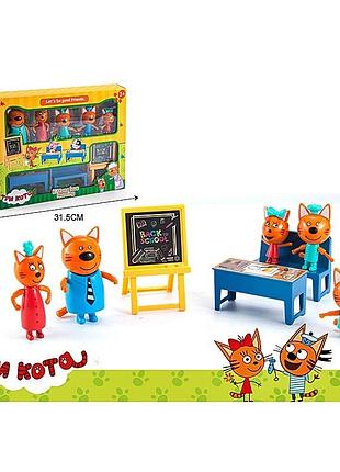 Игровой набор "три кота и кошечка"
