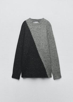 Объемный свитер zara оверсайз 3