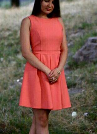 Сукня корал warehouse коралловое платье