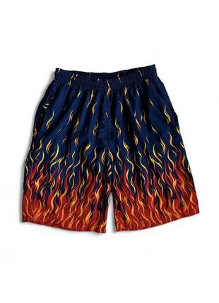 Винтажные шорты в огне quiksilver