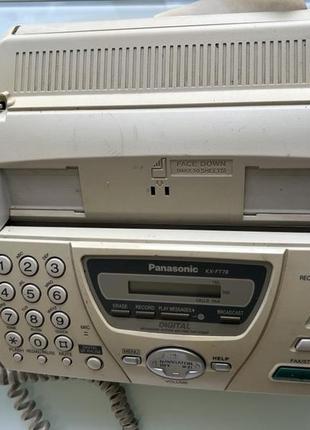Факс panasonic kx-ft78 на термобумаге 2