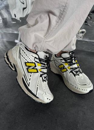 Кроссовки new balance 1906 light beige / yellow premium6 фото