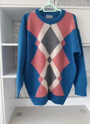Полушерстяной свитер2 фото