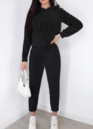 Распродажа 🔥 костюм женский велюровый xs,s,m,l,xl черный, пудра, плашка, розовый, марсала