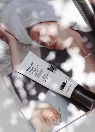 Pca skin sheer tint broad spectrum spf 45_ сонцезахисний крем з тоном