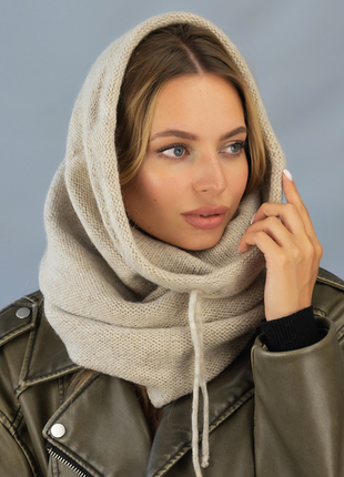 Шапка-труба , капор 9 цветов  4728-2бр