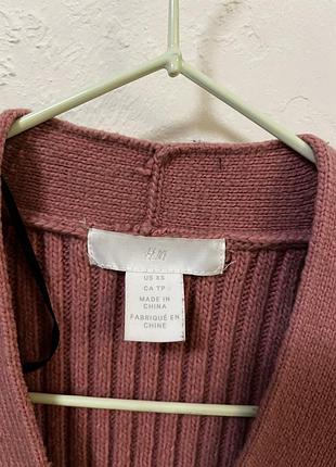 Кардиган рожевий h&m 2