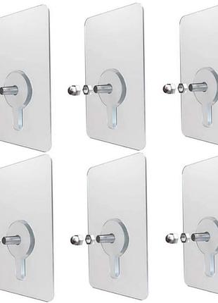 Универсальный держатель (6шт.) без сверления стен на липучке