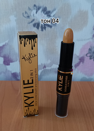 Консиллер бронзатор kylie 2in1 stick concealer and bronzing кайли 2 в 1