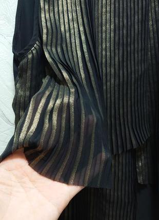 Блуза шифон, микро-плиссе, размер м8 фото