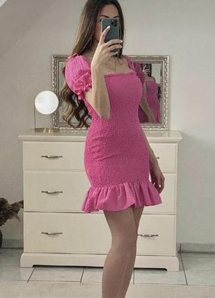 Платье плаття сукня рожева zara5 фото