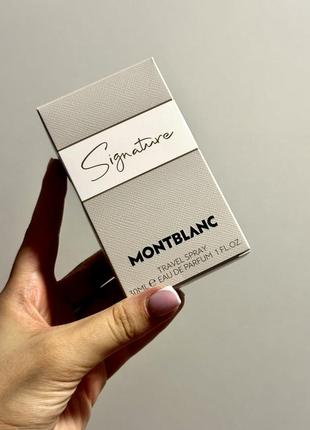 Montblanc signature