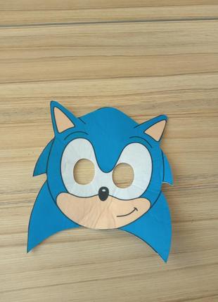 Маска соніка sonic sega