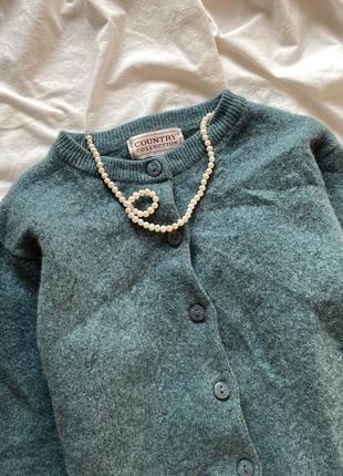 100% шерсть качественный теплый кардиган на пуговицах базовый, однотонный, классический, обмен