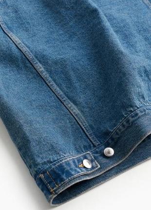 Вільна джинсова куртка6 фото