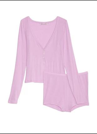 Піжама modal henley short set victoria’s secret