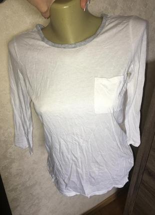 Белоснежная фирменная кофта gap лонгслив свитшот гольф