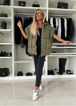 Дута жилетка oversize 🍂❄️