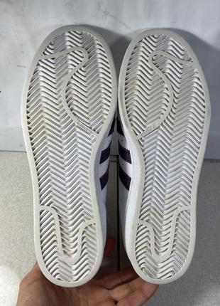 Adidas superstar кожаные женские кроссовки 40 р 25 см оригинал6 фото