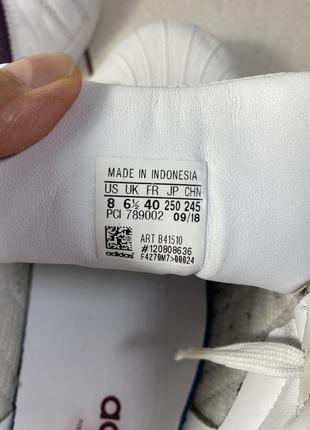 Adidas superstar кожаные женские кроссовки 40 р 25 см оригинал7 фото