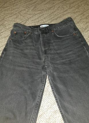 Серые джинсы зара 26 размер2 фото