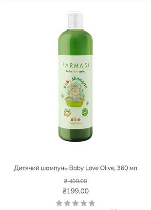 Дитячий шампунь від народження