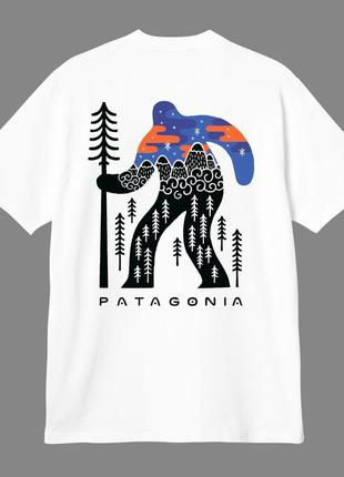 Patagonia біла футболка патагонія