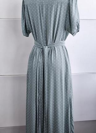 Сукня міді  h&m з принтом  горох6 фото