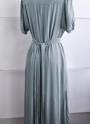 Сукня міді  h&m з принтом  горох 6