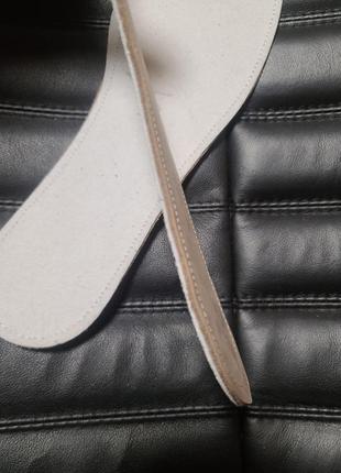 Кожаные стельки для обуви (натуральная кожа) двухслойная. все размеры от 36 по 493 фото