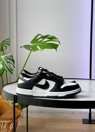 Кросівки nike dunk low retro white black panda9 фото