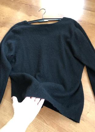 Зі словаки:пуловер оверсайз, 100% кашемір!чорна класика.ціна знижена!