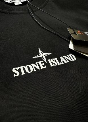 Футболка stone island чорна чоловіча4 фото