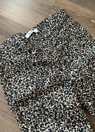 Леопардовые брюки5 фото