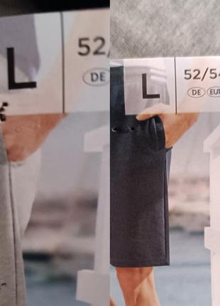 Новые мужские шорты на выбор от livergy, вказано р.l.10 фото
