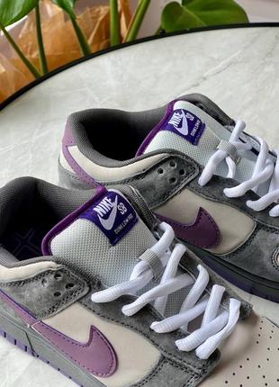 Кроссовки nike sb dunk low purple pigeon10 фото