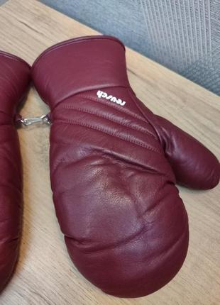 Оригінальні шкіряні рукавиці для лиж, сноуборда2 фото