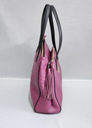 Фирменная кожаная сумка braccialini, оригинал3 фото