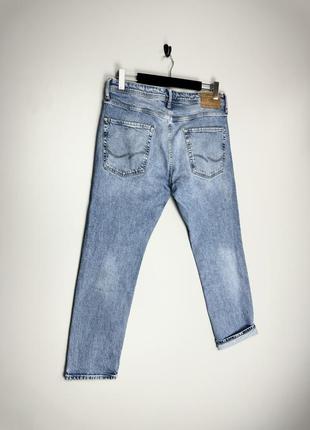 Jack &amp;jones восхитительные светло-голубые джинсы. slim straight.6 фото