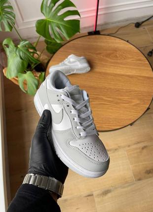 Кросівки nike dunk low retro grey fog2 фото